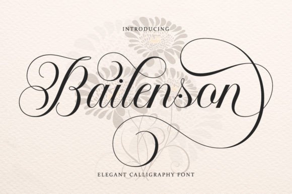 Bailenson Font: A Timeless Script for Sophisticated Design