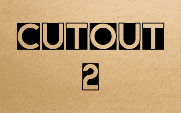 Cut Out 2: A Versatile Display Font for Creative Design Projects