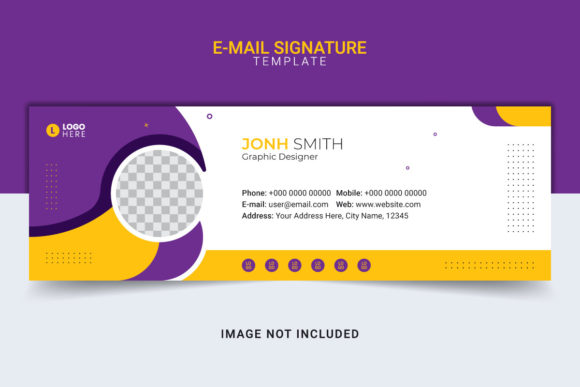 Email Signature Template Design 015: A Modern, Multi-Purpose Solution for Professional Branding