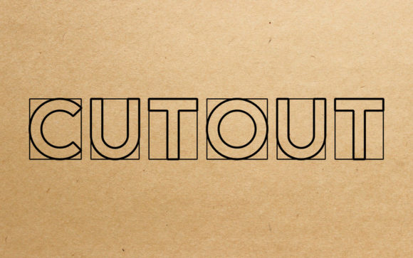 Exploring the Beauty and Versatility of Cut Out and Cut Out Display Font