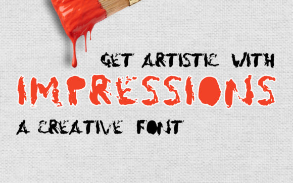 Impressions: A Font That Adds a Spooky Touch to Your Projects