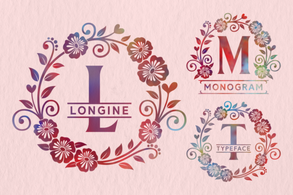 Longine Font: A Frail and Smooth Decorative Type for Elegant Design Projects