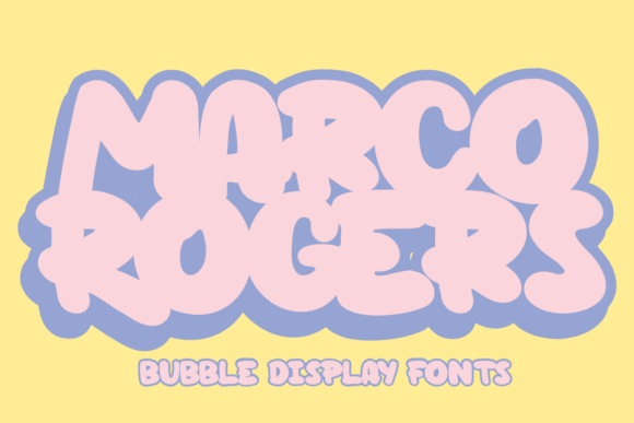 Marco Rogers Font: A Bold and Bubbly Choice for Modern Designers