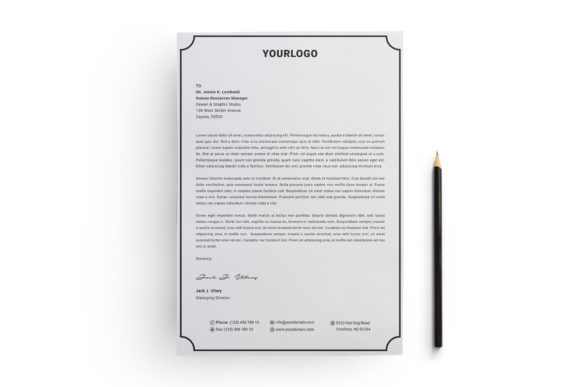Modern Business Letterhead: A Sleek Solution for Professional Branding