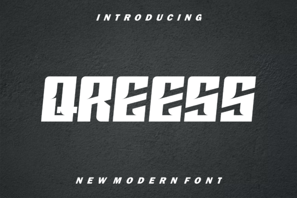 Qreess Font: A Modern Display Type for Creative Impact
