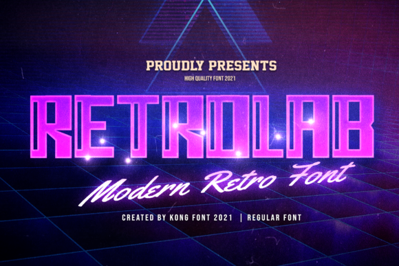 Retro Lab: A Modern Playful Font for Creative Projects