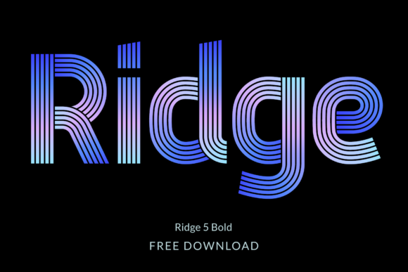 Ridge 5 Bold: A Font Designed for Flexibility and Creativity