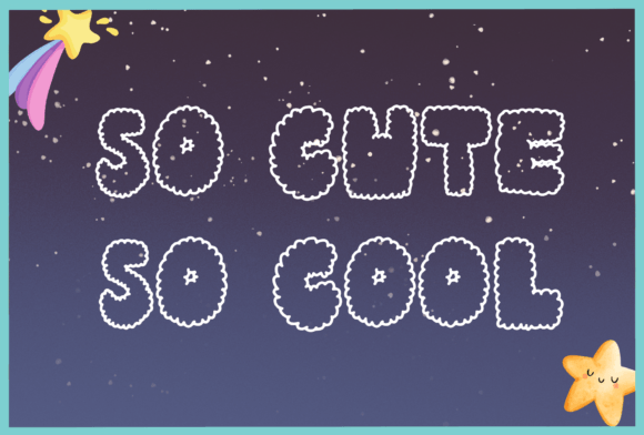 So Cute So Cool: The Fun and Quirky Display Font for Creative Projects