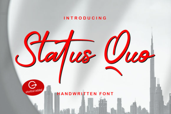 Status Quo: A Handwritten Font for Modern Designers